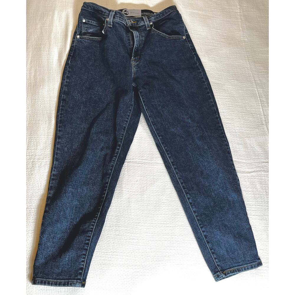 Levi Strauss Silver Tab Mom Jean Straight Cut Dark Wash Women Size 30